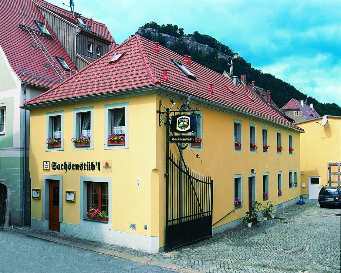 Sachsenstuebel Hotell Königstein an der Elbe Exteriör bild